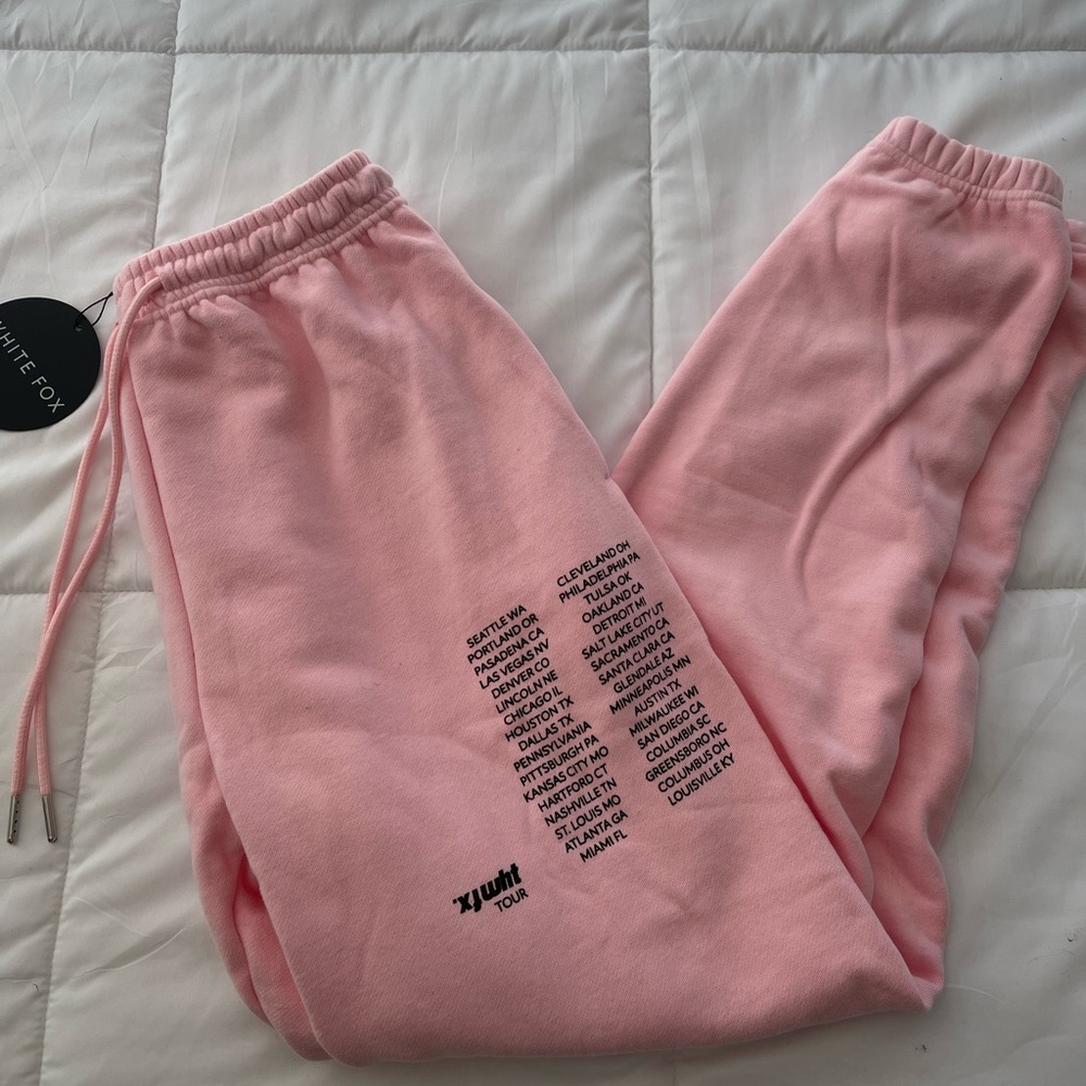 White Fox Sweat Pants
